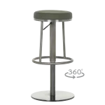 Бар стол Carmen Bezu - Черно-зелен BG