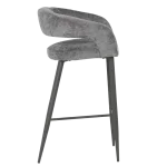 Бар стол Carmen Brea 2 - Сив