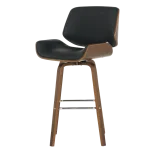 Бар стол Carmen 4027 - Орех/Черен