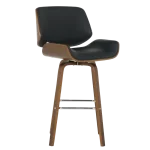 Бар стол Carmen 4027 - Орех/Черен