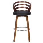 Бар стол Carmen 4041 - Орех/Черен