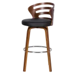 Бар стол Carmen 4041 - Орех/Черен