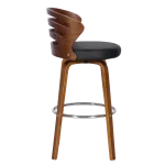 Бар стол Carmen 4041 - Орех/Черен