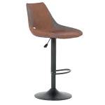 Бар стол Carmen Grove - Червен/Кафяв