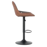 Бар стол Carmen Grove - Червен/Кафяв