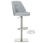 Бар стол Carmen Hauna - Светлосив SS