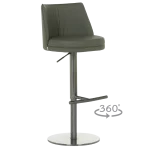 Бар стол Carmen Kariba - Черно/Зелен BG