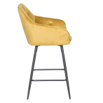 Бар стол Carmen Lazio - Жълт