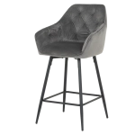 Бар стол Carmen Lazio - Сив