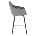 Бар стол Carmen Lazio - Сив