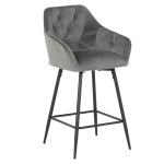 Бар стол Carmen Lazio - Сив