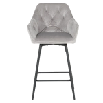 Бар стол Carmen Lazio - Светлосив