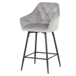 Бар стол Carmen Lazio - Светлосив