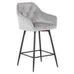 Бар стол Carmen Lazio - Светлосив