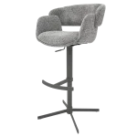 Бар стол Carmen Praide - Сив 44