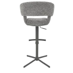 Бар стол Carmen Praide - Сив 44