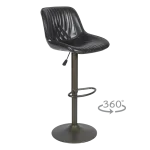 Бар стол Carmen Porus - Черен