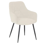 Трапезен стол Carmen Barnet - Бежов SH