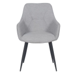 Трапезен стол Carmen Barnet - Сив CM