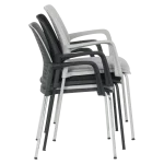 Посетителски стол Carmen 1138 G - Светлосив