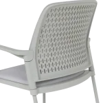 Посетителски стол Carmen 1138 G - Светлосив