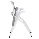 Посетителски стол Carmen 1706-1 - Сив