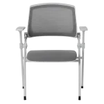 Посетителски стол Carmen 1706-1 - Сив