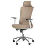 Ергономичен стол Carmen 7542 W - Бежов