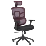 Ергономичен стол Carmen 7582 - Черен/Червен