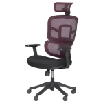 Ергономичен стол Carmen 7582 - Черен/Червен