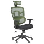 Ергономичен стол Carmen 7582 - Черен/Зелен