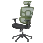 Ергономичен стол Carmen 7582 - Черен/Зелен