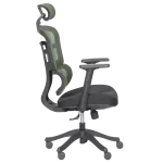 Ергономичен стол Carmen 7582 - Черен/Зелен