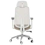 Ергономичен стол Carmen 7901 W, Еко кожа - Сив/Кафе