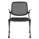 Посетителски стол Carmen Agno - Черен