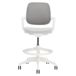 Висок работен офис стол Carmen Davos - Сив