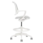 Висок работен офис стол Carmen Davos - Сив