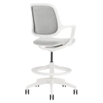 Висок работен офис стол Carmen Davos - Сив