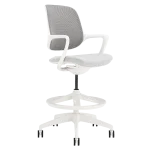 Висок работен офис стол Carmen Davos - Сив