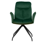 Трапезен стол Carmen Marlow - Тъмнозелен BF 2