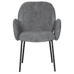 Трапезен стол Carmen Oliver - Сив 68