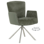 Трапезен стол Carmen Sindi - Зелен