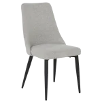 Трапезен стол Carmen Smith - Светлосив QR