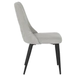 Трапезен стол Carmen Smith - Светлосив QR