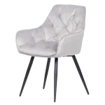 Трапезен стол Carmen Latina - Светлосив