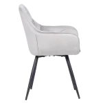 Трапезен стол Carmen Latina - Светлосив