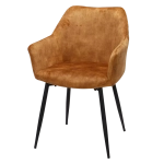 Трапезен стол Carmen Topton - Оранжев MJ 1