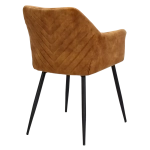 Трапезен стол Carmen Topton - Оранжев MJ 1