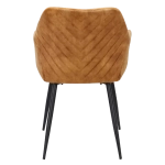 Трапезен стол Carmen Topton - Оранжев MJ 1