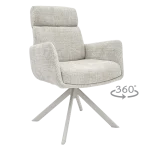 Трапезен стол Carmen Torva 6 - Бял 01